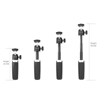 Amazon | DJI Osmo Pocket 3 用 MAXCAMミニ自撮り棒三脚ハンドル
